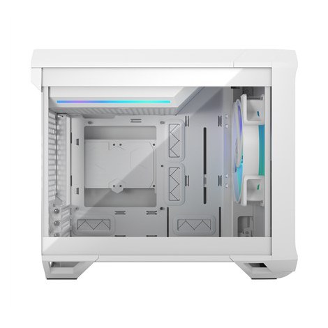 Fractal Design | Torrent Nano RGB White TG clear tint | Side window | White TG clear tint | Power supply included No | ATX - 22